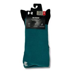 Under Armour UA Team Soccer Over-The-Calf Coastal Teal Socks Men's Size 8.5-13